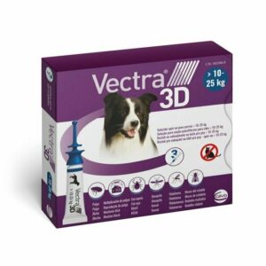 Ceva Salute Animale - Vectra 3D Soluzione spot-on per cani da 10- 25 KG (3 pipette)