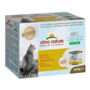Almo Nature - HFC Natural Light Meal Filetto di Pollo Multipack - 4 x 50 gr