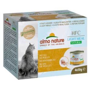 Almo Nature - HFC Natural Light Meal Petto di Pollo Multipack - 4 x 50 gr