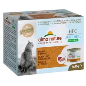 Almo Nature - HFC Natural Light Meal Pollo e Tonno Multipack - 4 x 50 gr