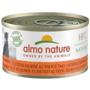 Almo Nature Dog HFC Complete Filetto di Salmone  all, Aneto e Timo - 95 gr