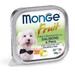 Monge - Fruit Paté e Bocconcini con Salmone e Pera - 100 gr