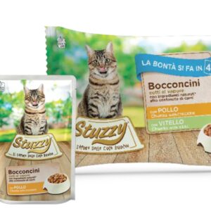 Stuzzy Cat  Prosciutto e Vitello con Coniglio - Multipack 4x85 gr