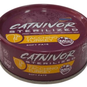 DRN Catnivor  Sterilised Tacchino - 80 gr