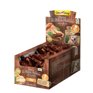 GimDog Le Delizie Italiane - Salsicce con Tacchino - 10 PZ