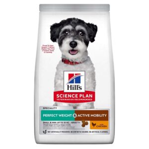 Hill's Science Plan Adult Small e Mini Perfect Weight & Active Mobility con Pollo - 1,5 kg