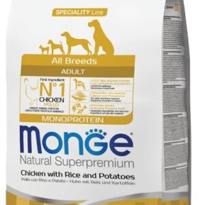 Monge All Breeds Adult Pollo, Riso e Patate - 2,5 Kg