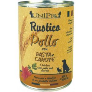 Unipro - Rustico al Pollo con Pasta e Carote - 400 gr