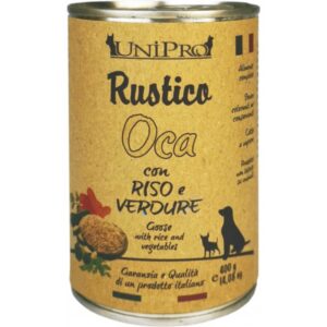 Unipro - Rustico Oca con Riso e Verdure - 400 gr