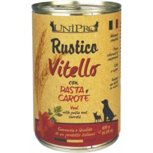Unipro - Rustico al Vitello  con Pasta e Carote - 400 gr