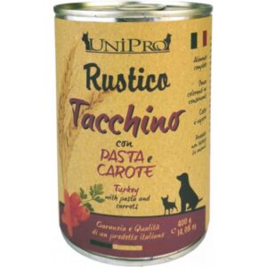 Unipro - Rustico al Tacchino con Pasta e Carote - 400 gr