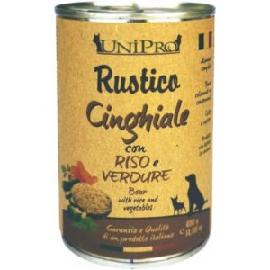 Unipro - Rustico  Cinghiale con Riso e Verdure - 400 gr