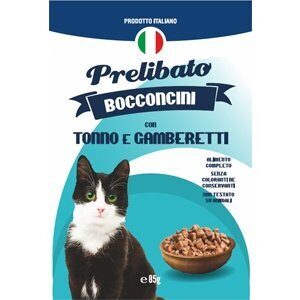 Unipro - Prelibato Bocconcini con Tonno e Gamberetti - 85 gr