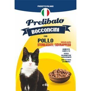 Unipro - Prelibato Bocconcini con Pollo per Sterilizzati e Sovrappeso - 85 gr