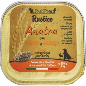 Unipro - Rustico Anatra con Orzo e Farro - 100 gr