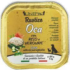 Unipro - Rustico  Oca , Riso e Verdure - 100 gr