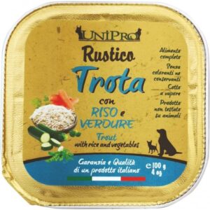 Unipro - Rustico Trota con Riso e Verdure - 100 gr