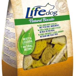 Life Dog Natural Biscuits ANIMALETTI alla Vaniglia - 500 gr