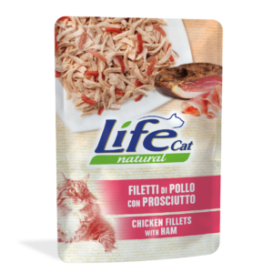 Life Cat Naturale Filetti di Pollo  con Prosciutto - 70 gr