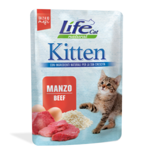 Life Cat Naturale  KITTEN al Manzo - 70 gr