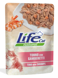 Life Cat Naturale Tonno con Gamberetti - 70 gr