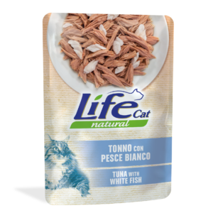 Life Cat Naturale  Tonno con Pesce Bianco - 70 gr
