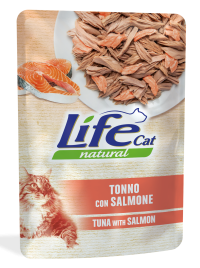 Life Cat Naturale Tonno con Salmone - 70 gr