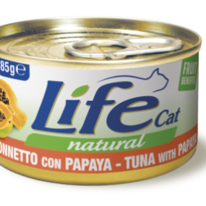 Life Cat Natural Tonnetto con Papaya - 85 gr