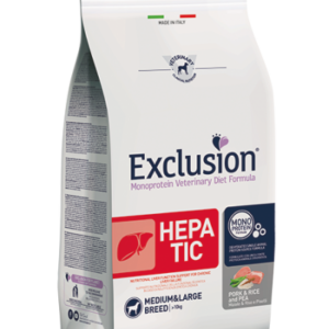 Exclusion Diet Hepatic Pork & Rice and Pea  Medium/Large Breed - 12 KgPREZZO COMPRESO LA SPEDIZIONE € 82,34