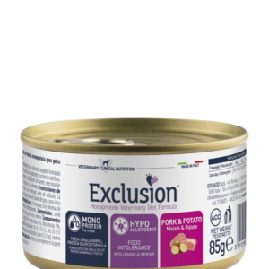 Exclusion - Diet Hypoallergenic Maiale e Patate - 85 gr