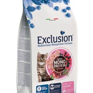 Exclusion Mediterraneo Monoprotein Formula CAT KITTEN CHICKEN - 1,5 kg