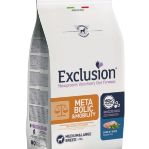 Exclusion Diet Metabolic & Mobility Medium Breed - 12 Kg PREZZO COMPRESO LA SPEDIZIONE € 90,44