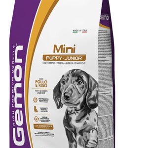 Gemon Mini Puppy e Junior con Pollo e Riso - 3 Kg