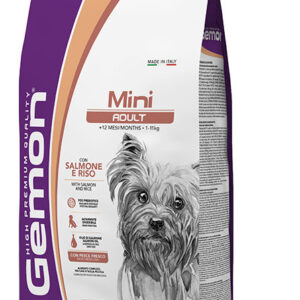 Gemon Mini Adult con Salmone e Riso - 3 Kg