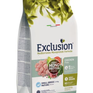 Exclusion - Mediterraneo Monoprotein Adult Small Breed Mature  con Pollo- 2 kg
