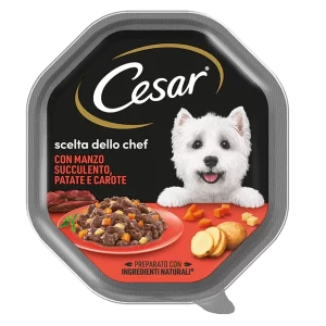 Cesar - Scelta dello Chef con Manzo Succulento, Patate e Carote - 150 gr