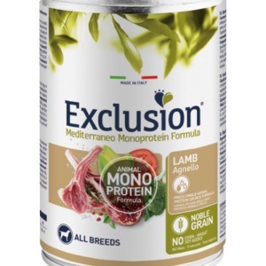 Exclusion - Mediterraneo Monoprotein Adult All  Breed con Agnello - 400 gr