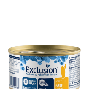 Exclusion Mediterraneo Monoprotein Formula CAT ADULT BEEF ALL BREEDS - 85 gr