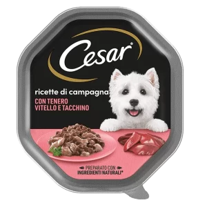 Cesar -  Ricette di Campagna Tenero Vitello e Tacchino - 150 gr