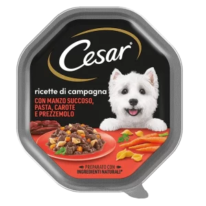 Cesar -  Ricette di Campagna con Manzo Succoso, Pasta, Carote e Prezzemolo - 150 gr