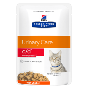 Hill's Prescription Diet Feline c/d  Urinary Stress Pollo 12x85 gr