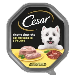 Cesar - Ricette Classiche con Tenero Pollo e Tacchino - 150 gr