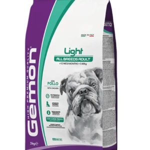 Gemon All Breed Adult Light con Pollo - 3 Kg