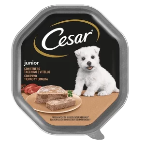 Cesar - Junior con Tenero Tacchino e Vitello - 150 gr