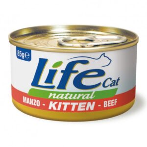 Life Cat Natural Kitten Manzo - 85 gr
