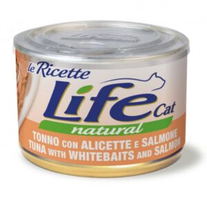 Life Cat Le Ricette Tonno con Alicette e Salmone 150 gr