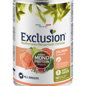 Exclusion - Mediterraneo Monoprotein Adult All  Breed con Salmone - 400 gr