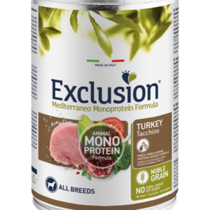 Exclusion - Mediterraneo Monoprotein Adult All  Breed con Tacchino - 400 gr