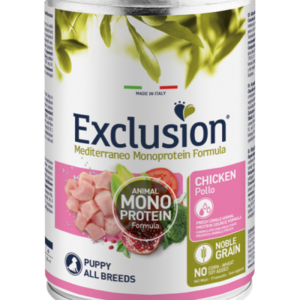 Exclusion - Mediterraneo Monoprotein Puppy All  Breed con Pollo - 400 gr