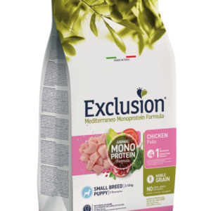 Exclusion - Mediterraneo Monoprotein Puppy Small Breed con Pollo - 2 kg